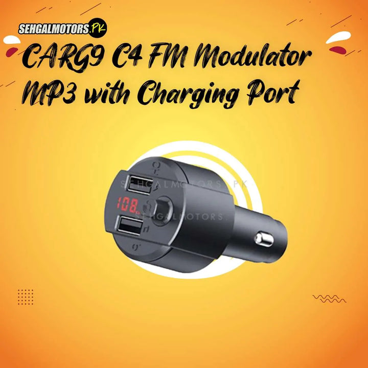 CARG9 C4 FM Modulator MP3 with Charging Port