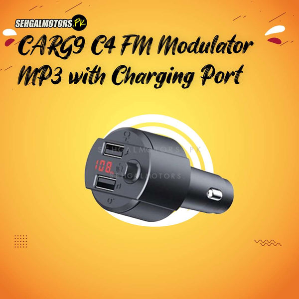 CARG9 C4 FM Modulator MP3 with Charging Port