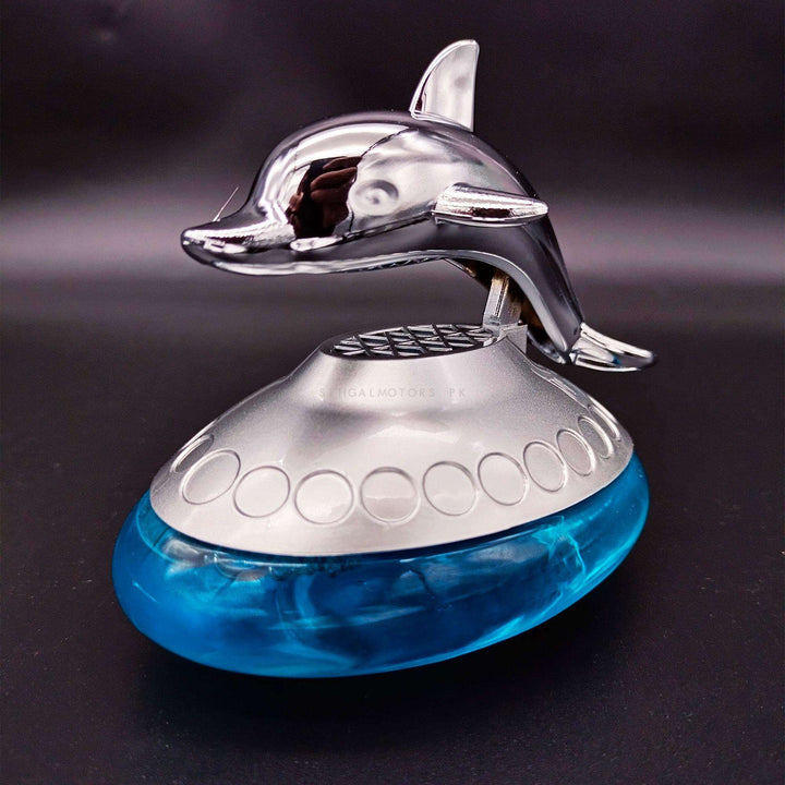 Dolphin Sculpture Dashboard Car Perfume Fragrance - Multi