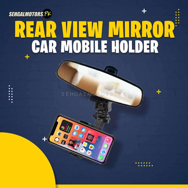 Car Rearview Mirror Mount Mobile Phone Stand Bracket Holder