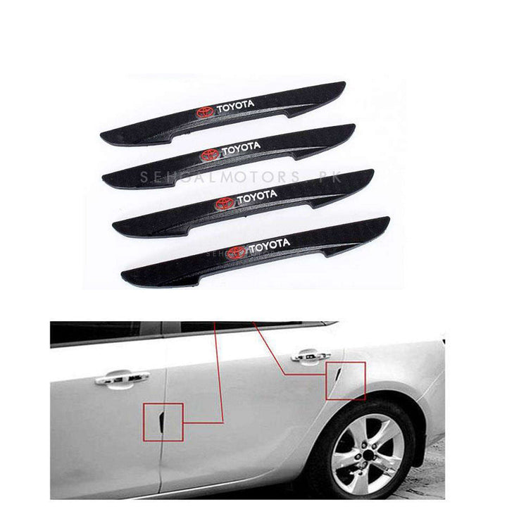 Toyota Slim Style Door Guard Protectors - Black