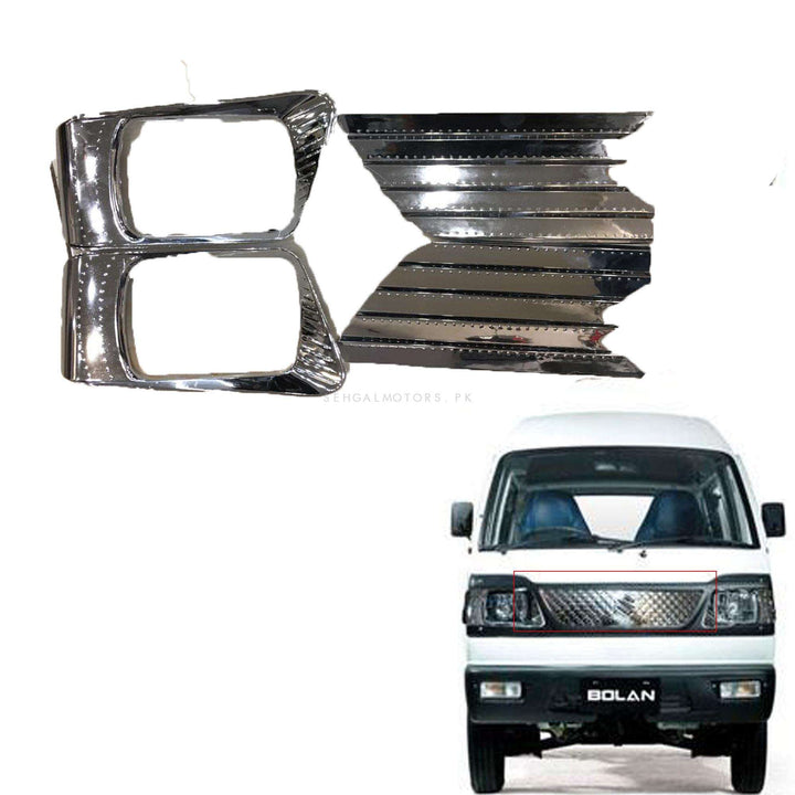 Suzuki Bolan Front Chrome 4 PC