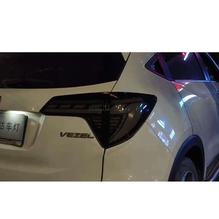 Honda Vezel Sequential Back Lamps Lights Full Smoke - Model 2013-2022