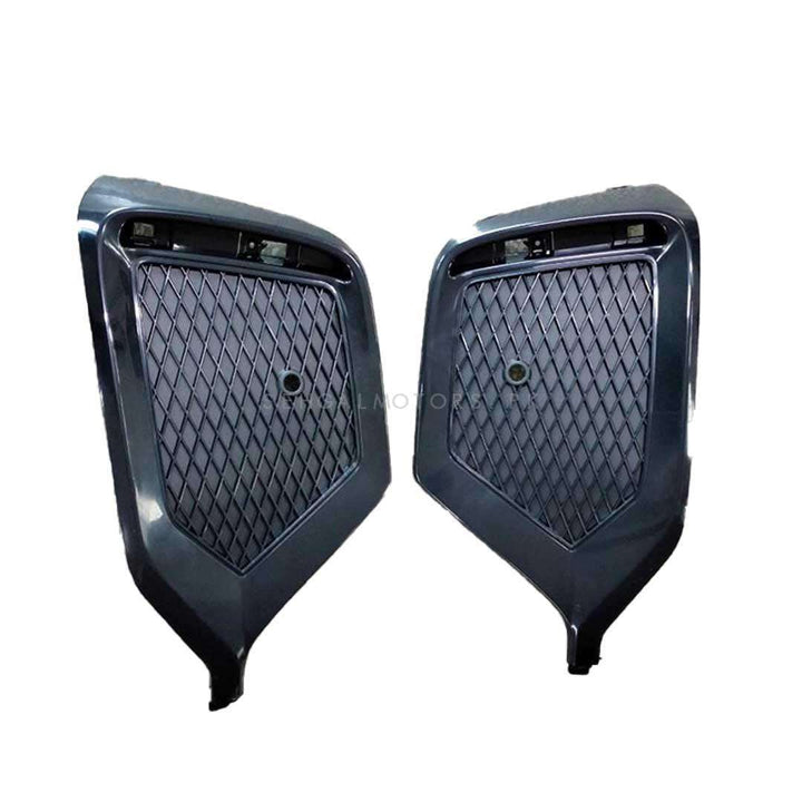 Honda Civic Type R Style Back Bumper Covers Without Reflectors - Model 2016-2021