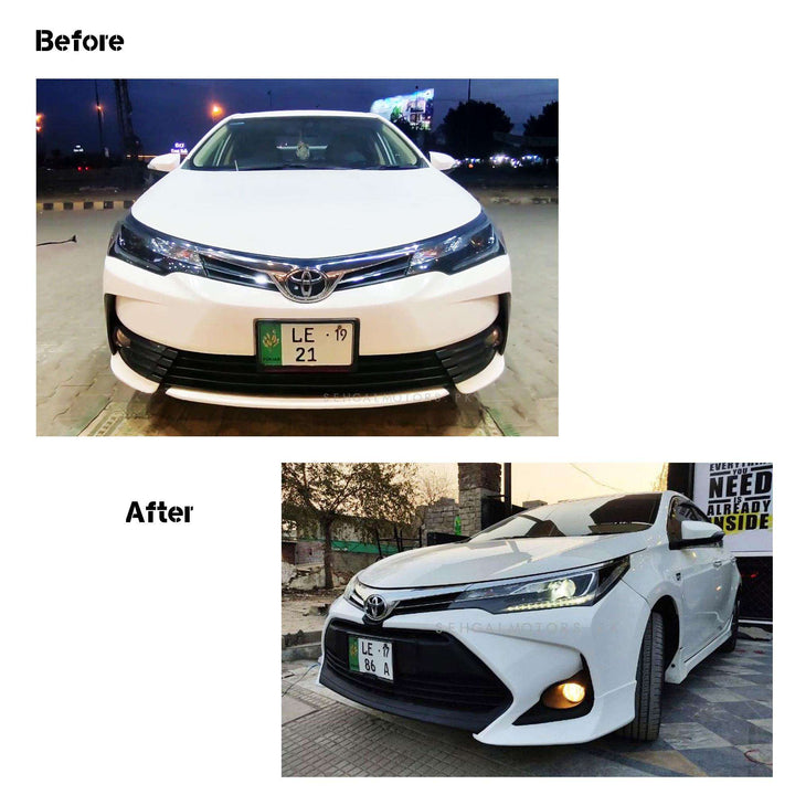 Toyota Corolla 2018 to OEM Face Uplift Conversion Upgrade 2024 Altis X (2PCS)