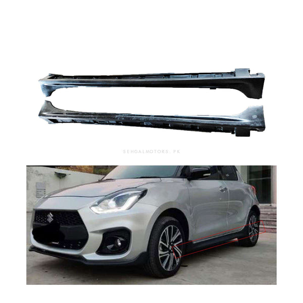 Suzuki Swift Side Foot Panel Skirts Fiber Glass Pair - Model 2022-2023