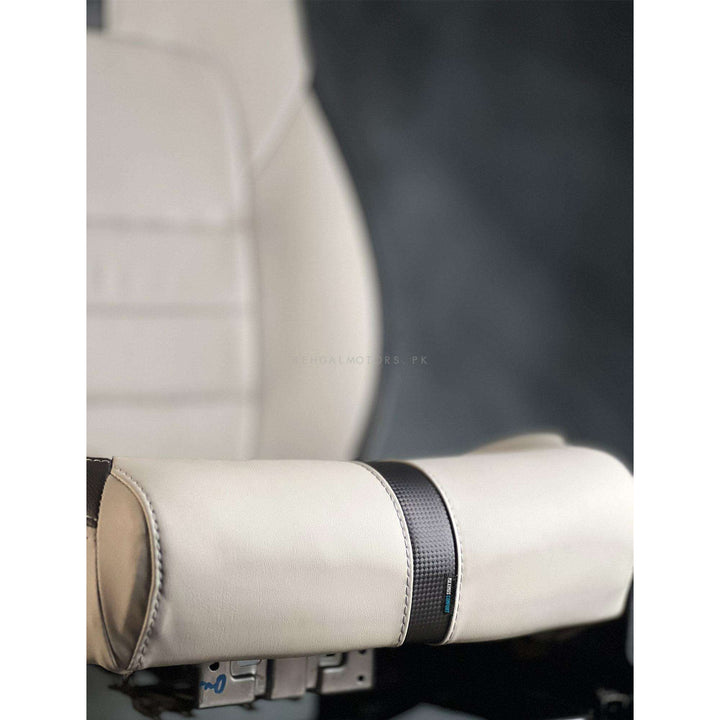 Toyota Corolla Type R Beige Black Seat Covers - Model 2014 -2021
