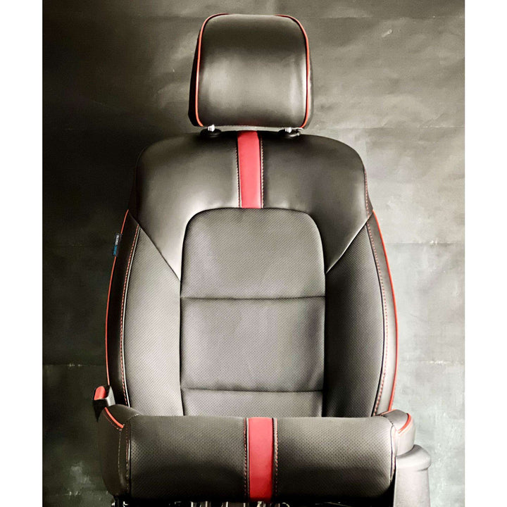 KIA Picanto Type R Black Red Seat Covers - Model 2019-2024