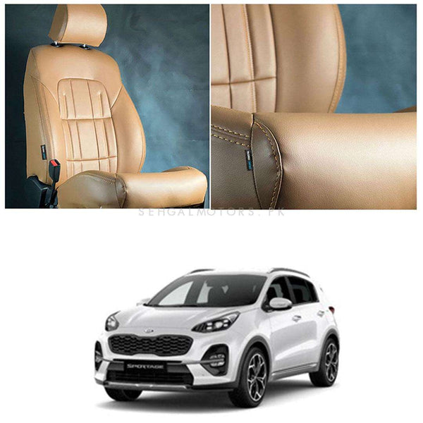 KIA Sportage Audi Style Brown Brown Seat Covers - Model 2019-2024