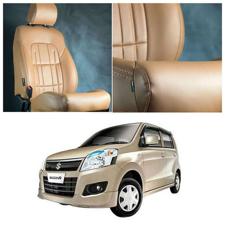 Suzuki Wagon R Audi Style Brown Brown Seat Covers - Model 2014-2021