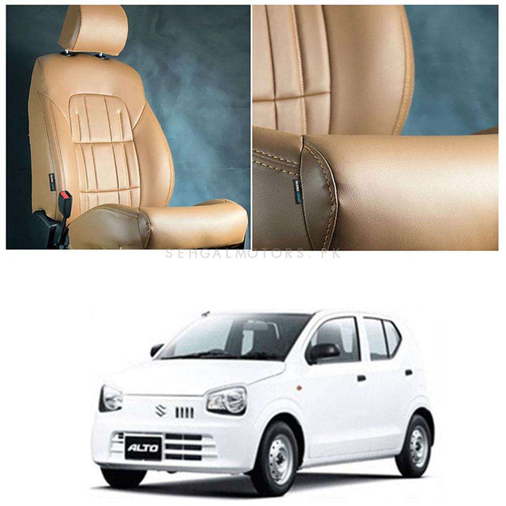 Suzuki Alto Audi Style Brown Brown Seat Covers - Model 2019-2021