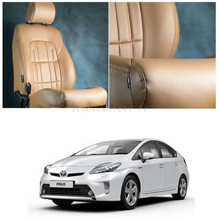 Toyota Prius Audi Style Brown Brown Seat Covers - Model 2009-2015