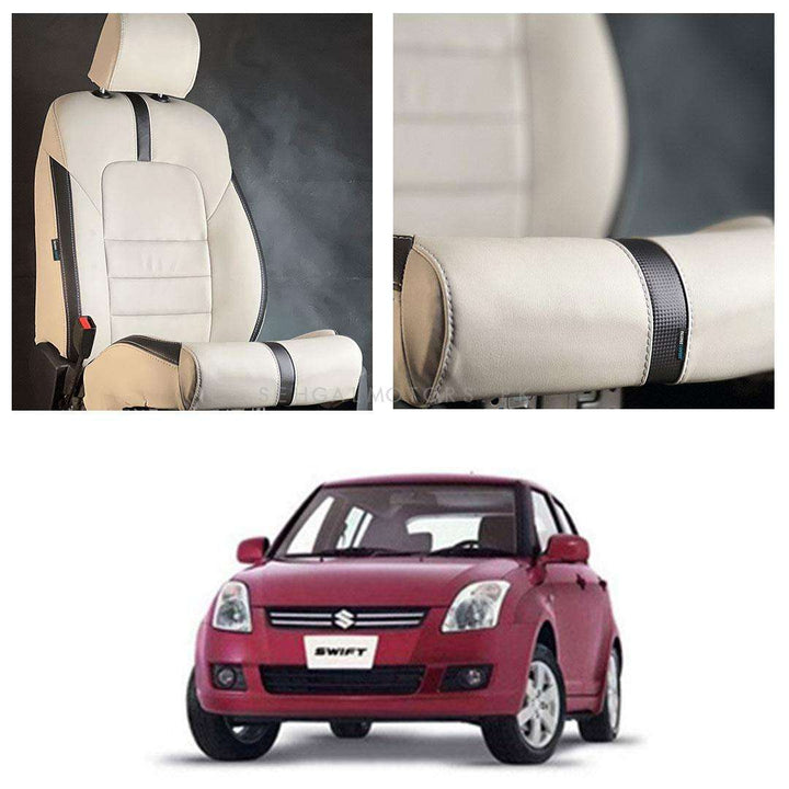 Suzuki Swift Type R Beige Black Seat Covers - Model 2010-2018