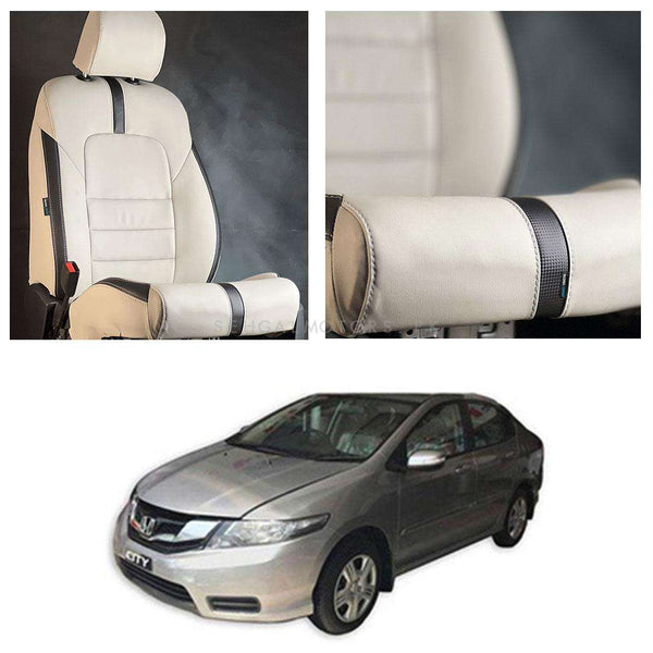 Honda City Type R Beige Black Seat Covers - Model 2009-2021