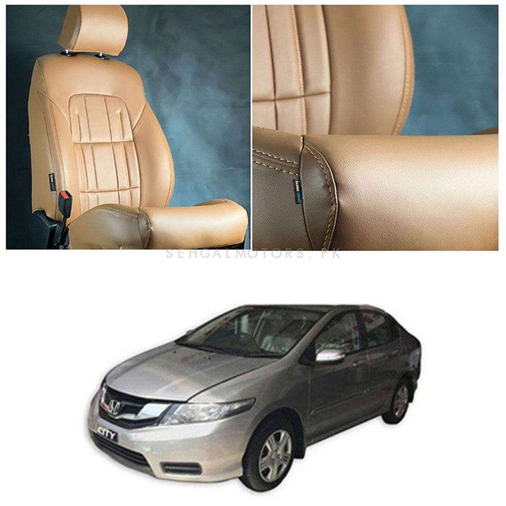 Honda City Audi Style Brown Brown Seat Covers - Model 2009-2021