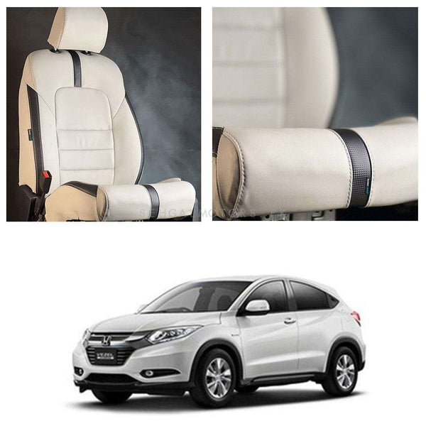 Honda Vezel Type R Beige Black Seat Covers - Model 2013-2021