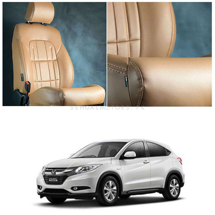 Honda Vezel Audi Style Brown Brown Seat Covers - Model 2013-2021