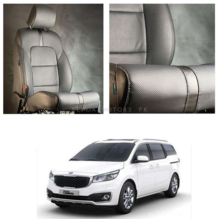 KIA Grand Carnival Type R Black Black Seat Covers - Model 2019-2024