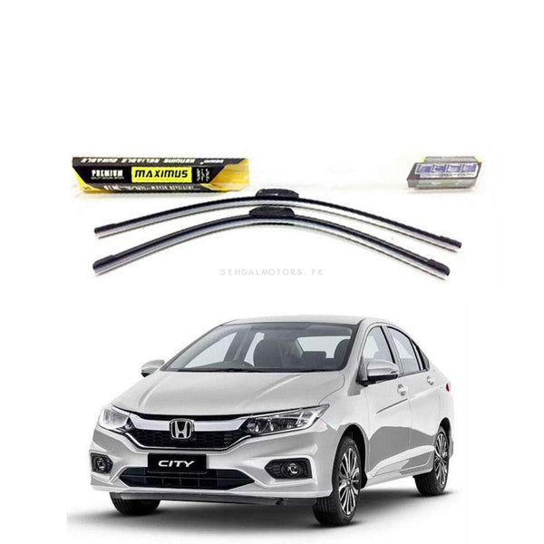 Honda City Maximus Premium Silicone Wiper Blades - Model 2021-2022