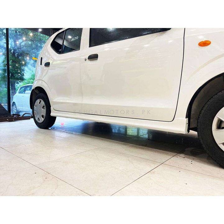 Suzuki Alto Japanese Style Side Foot Panel Skirts Pair Unpainted - Model 2019-2022