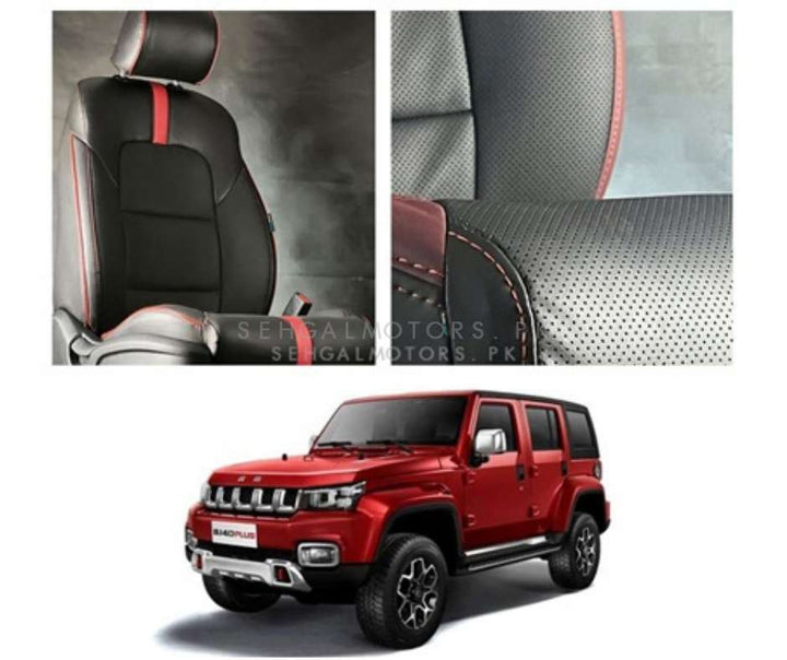 BAIC BJ40 Type R Black Red Seat Covers - Model 2021-2022