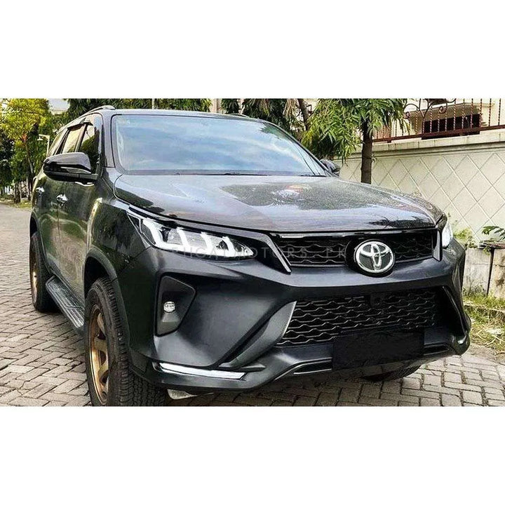 Toyota Fortuner Legender OEM Front Bumper With Lower Plate Without DRL - Model 2016-2022