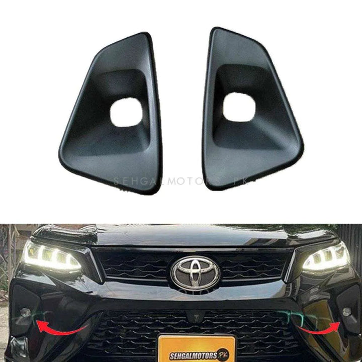 Toyota Fortuner Legender OEM Front Bumper With Lower Plate Without DRL - Model 2016-2022