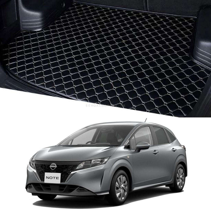 Nissan Note E-Power 7D Trunk Mat Mix Thread Tray Black - Model 2019-2021