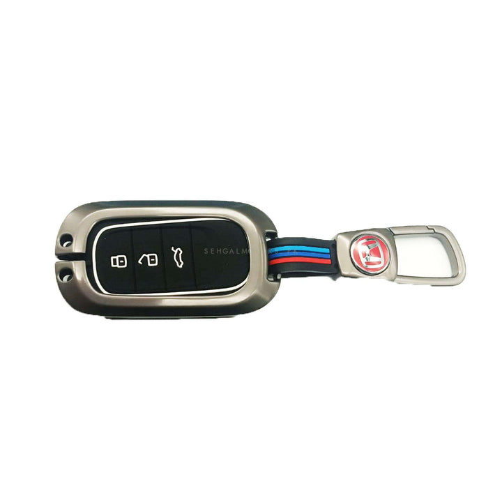 Honda Civic Key Cover With Metal Shell 3 Button - Model 2022-2023