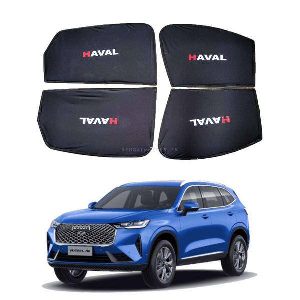 Haval H6 Foldable & Flexible Side Sunshade With Logo - Model 2021-2024