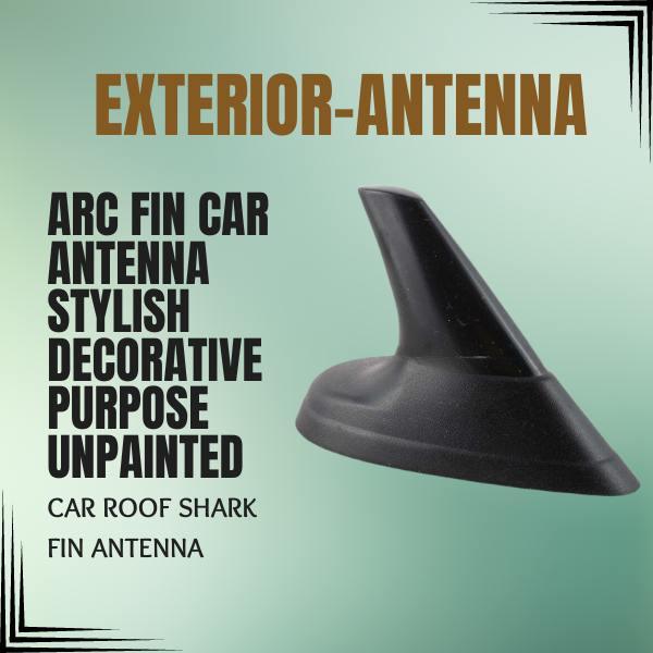 ARC Fin Car Antenna Stylish Decorative Purpose Unpainted - Arc Car Roof Antenna | Car Shark Fin Antenna | Car Roof Shark Fin Antenna SehgalMotors.pk