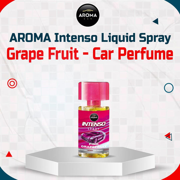AROMA Intenso Liquid Spray - Grape Fruit - Car Perfume Fragrance Freshener Smell SehgalMotors.pk