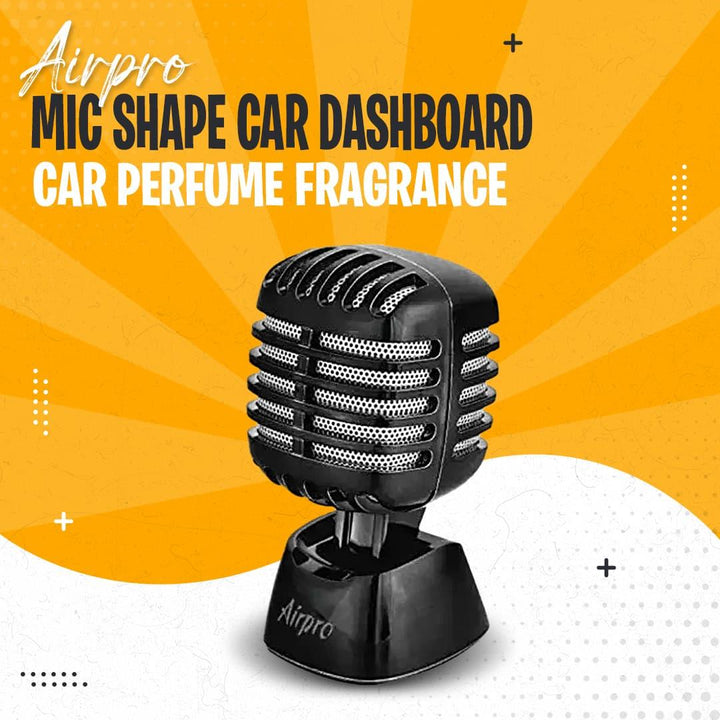 Airpro Mic Shape Car Dashboard Car Perfume Fragrance - Multi Colour SehgalMotors.pk