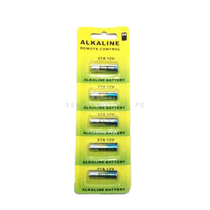 Alkaline Remote Control 27A 12V - Each Cell - For Doorbell Remote | Multiple Use Cell | Battery | Long Life Cell | Pencil Cell SehgalMotors.pk