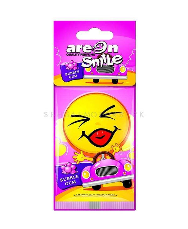 Areon Dry Smile Bubble Gum Car Perfume Fragrance Air Freshener SehgalMotors.pk