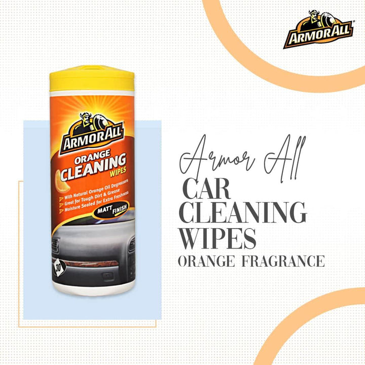 Armor All Car Cleaning Wipes - Orange Fragrance SehgalMotors.pk