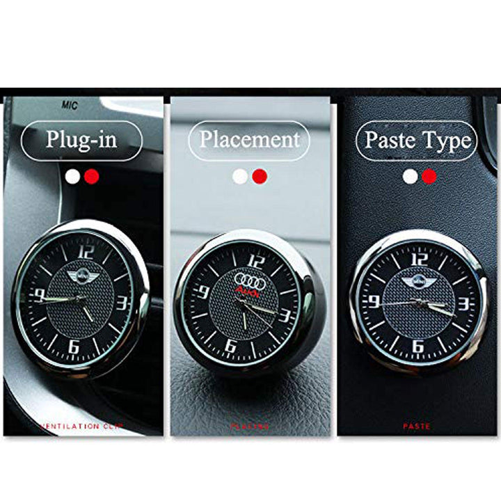 Audi Car Dashboard Or AC Grill Clock SehgalMotors.pk