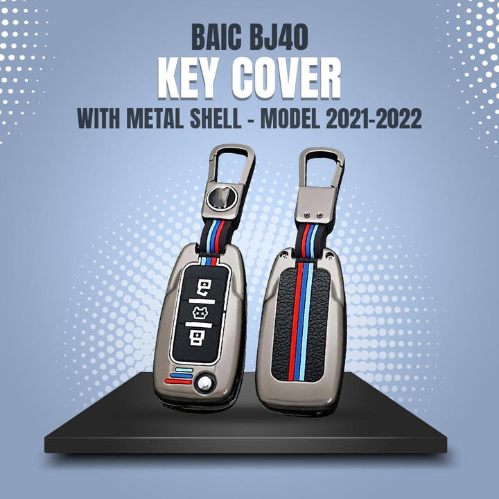 BAIC BJ40 Key Cover With Metal Shell - Model 2021-2022 SehgalMotors.pk