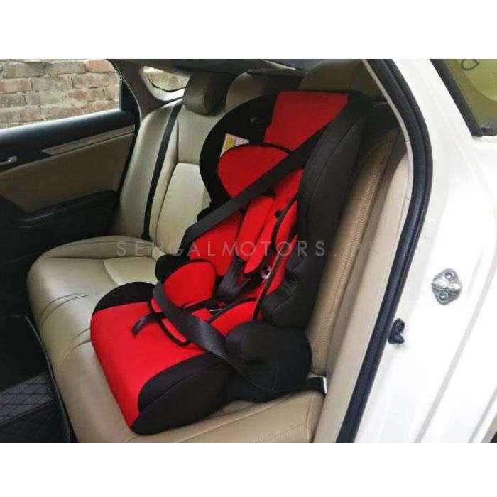 Baby Bucket Seat Red and Black - Racing Bucket Seat Back Protector Cover Pure Cotton Seat Dust Boot | Baby Safety Seat SehgalMotors.pk