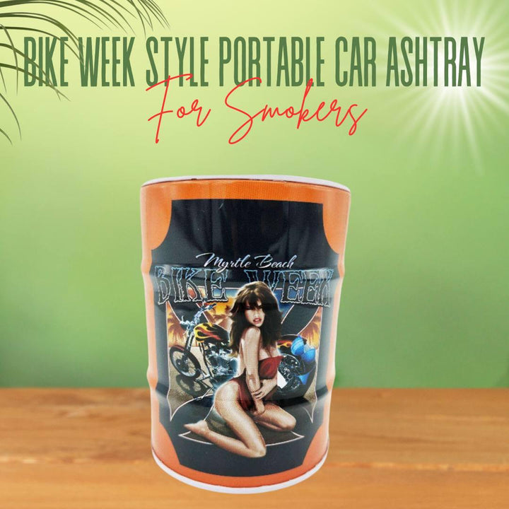 Bike Week Style Portable Car Ashtray For Smokers SehgalMotors.pk