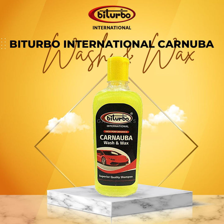 Biturbo International Carnuba Wash and Wax - 236ML SehgalMotors.pk