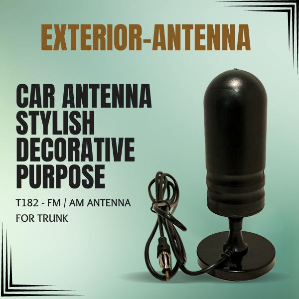 Car Antenna Stylish Decorative Purpose - T182 - FM / AM Antenna for Trunk SehgalMotors.pk