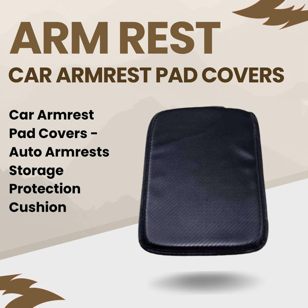 Car Armrest Pad Covers - Auto Armrests Storage Protection Cushion SehgalMotors.pk