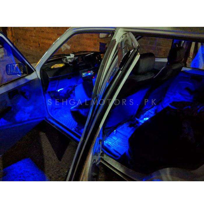Car Atmosphere Ambient Multi Color Light With Remote For Interior - 7 Color SehgalMotors.pk