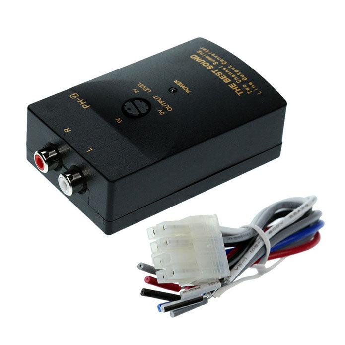 Car Audio RCA Speaker High to Low Level Output Converter Adapter PH-2 SehgalMotors.pk