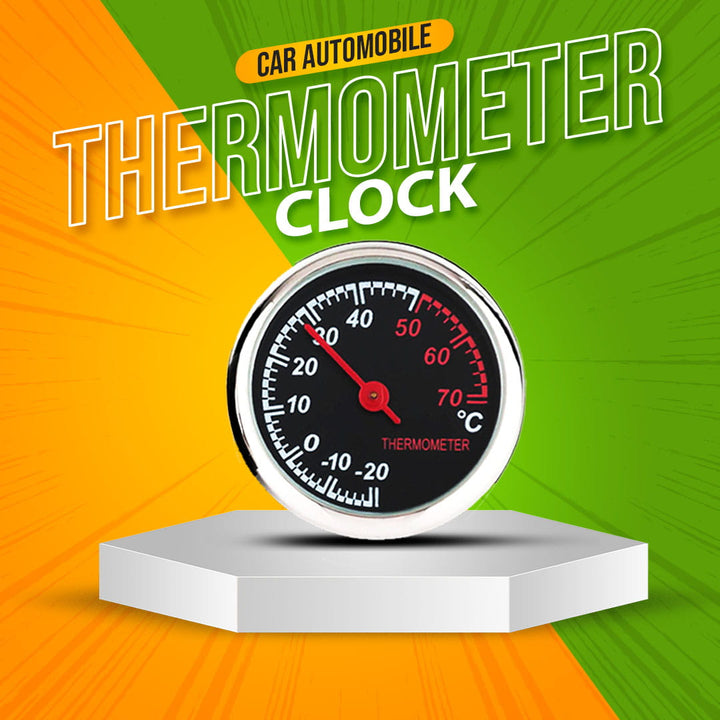 Car Automobile Thermometer Car - Car Interior Decoration Ornament Car Styling | Round Shape Car Automobile Analogue Thermometer SehgalMotors.pk