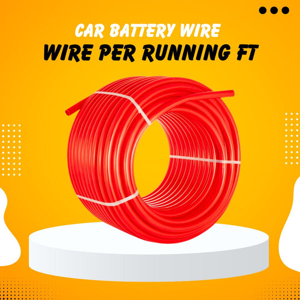 Car Battery Wire Per Running Ft SehgalMotors.pk