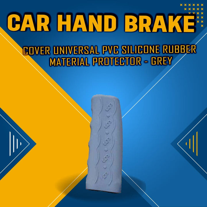 Car Hand Brake Cover Universal PVC Silicone Rubber Material Protector - Grey SehgalMotors.pk