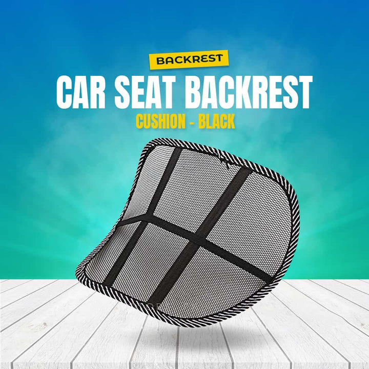 Car Seat Backrest Cushion - Black SehgalMotors.pk