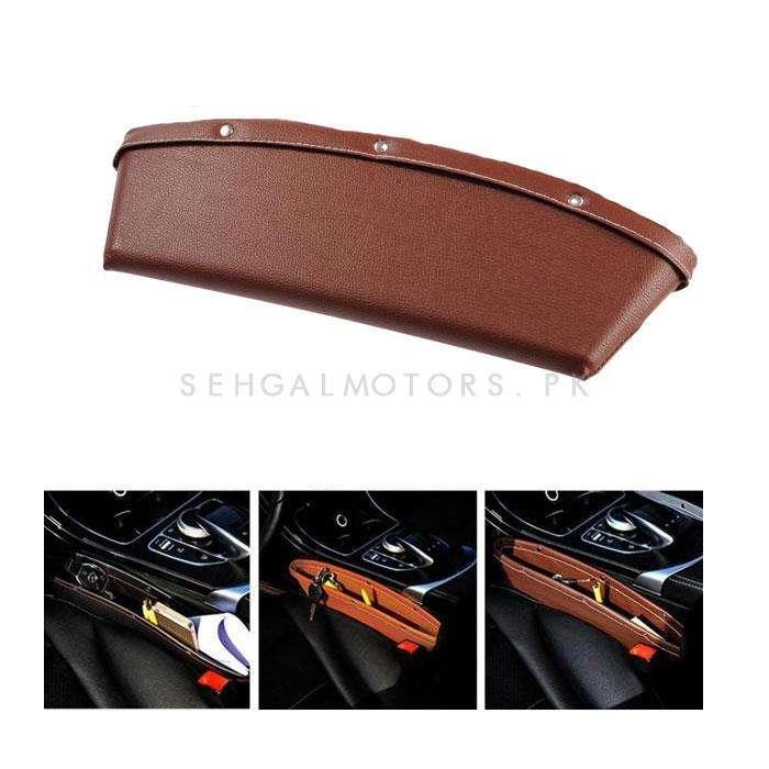 Car Seat Gap Filler Leather Mustard - each SehgalMotors.pk